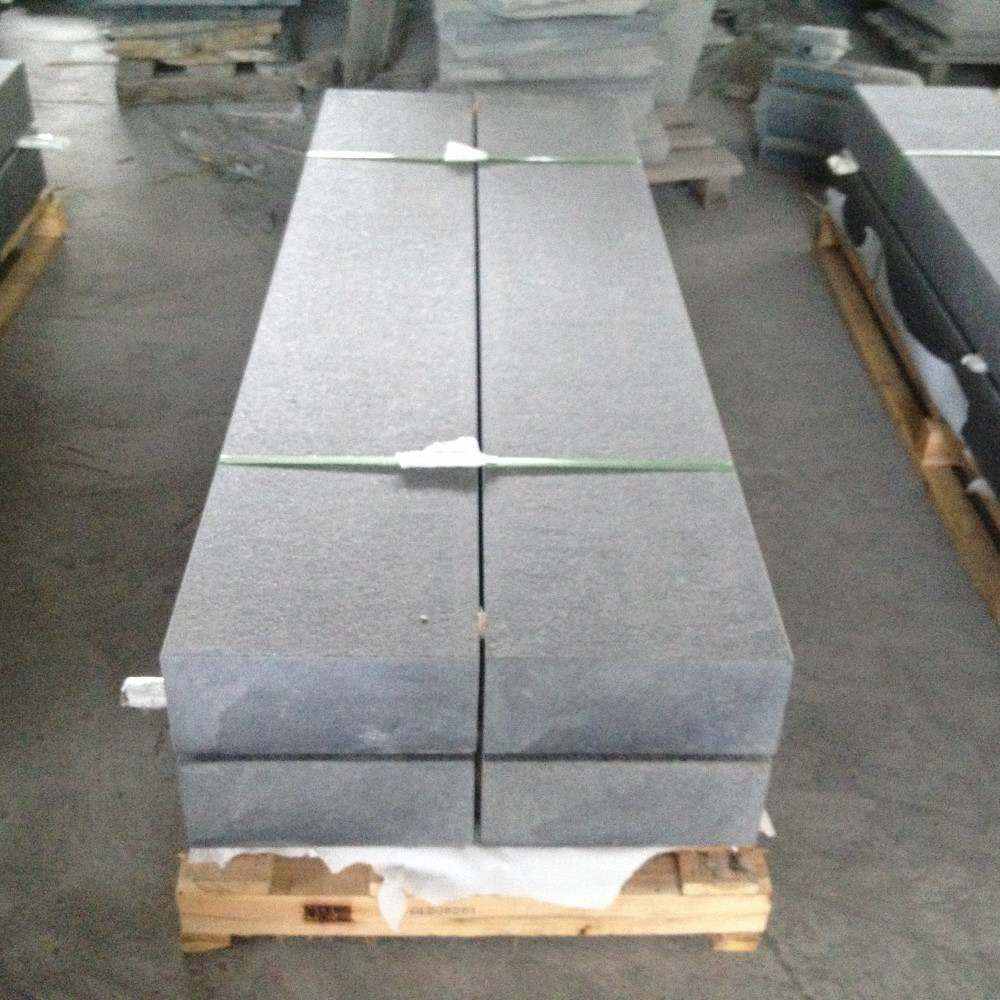 Natural G684 Black Pearl Basalt Steps and Stairs Tiles