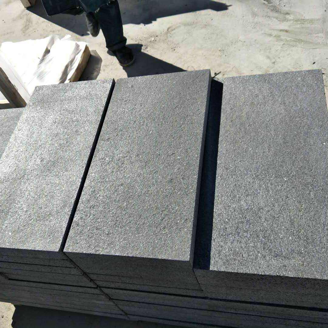 Flamed G684 Black Pearl Basalt Stone Swimming Pool Copings