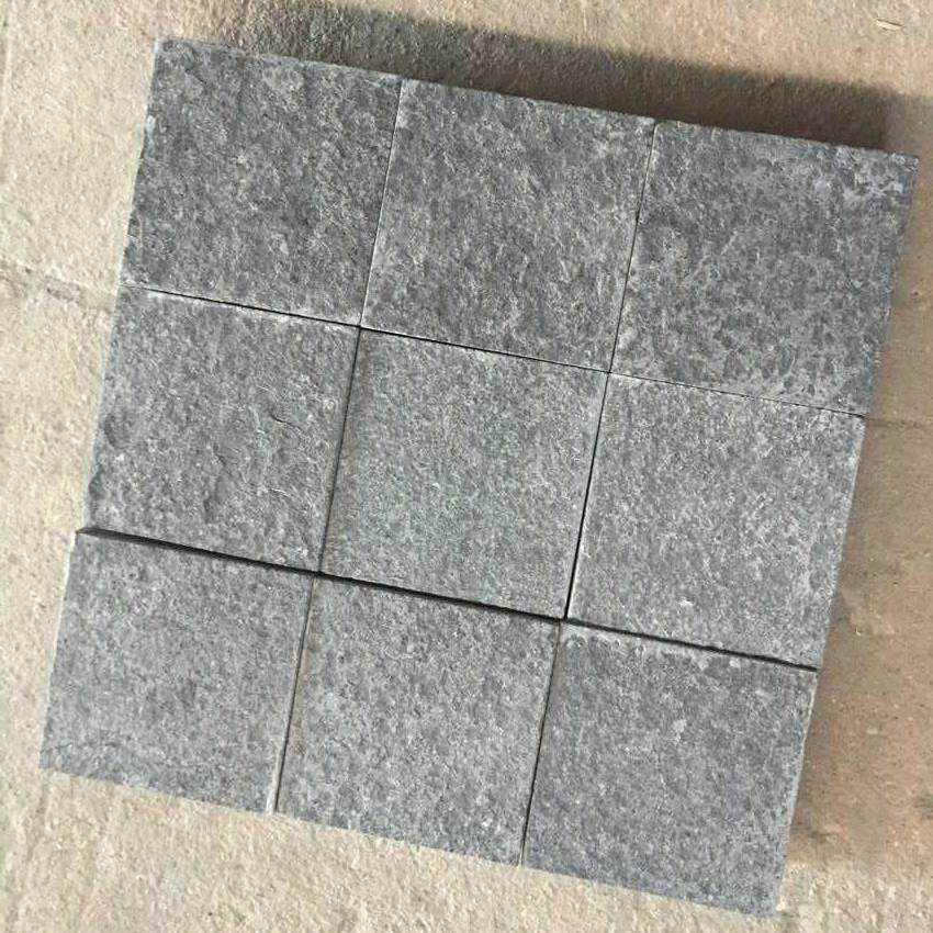 Mongolia Black Basalt Cobble Stone for Outdoor Paving