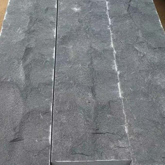 Natural Split Ash Black Basalt Paving Tiles