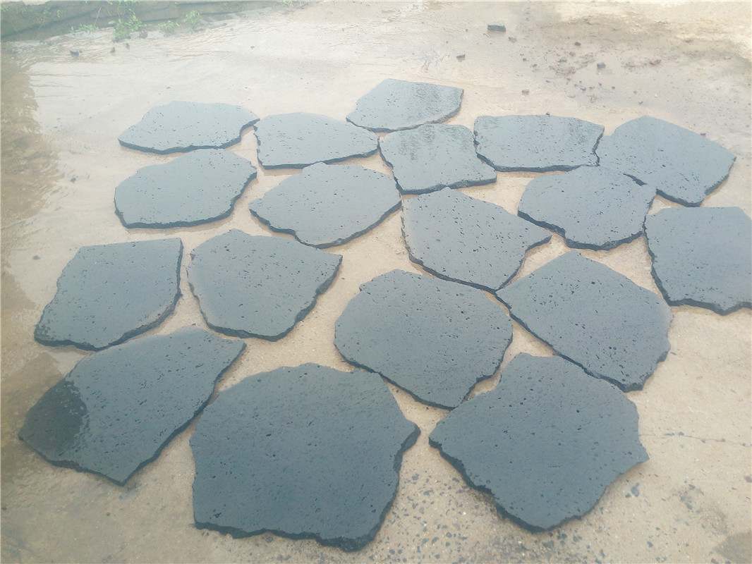 Basalt Grey Lava Stone Flagstone Pavers