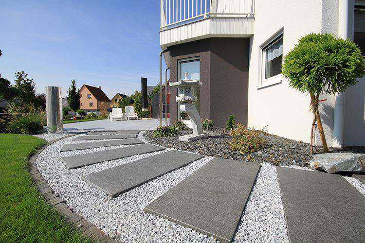 Black Basalt Tile for Pathway Paving