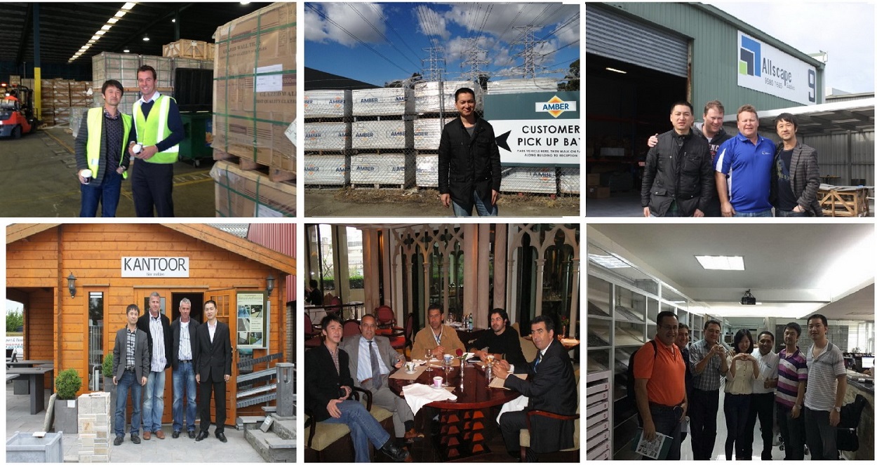 Client Visits Abroad Eastwood Stone team meeting overseas clients at warehouses and offices